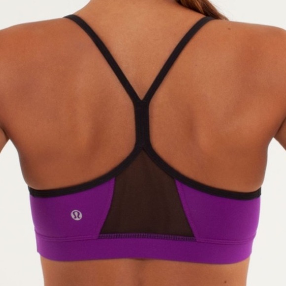 lululemon athletica Other - LULULEMON Flow Y Bra IV- Purple and Black